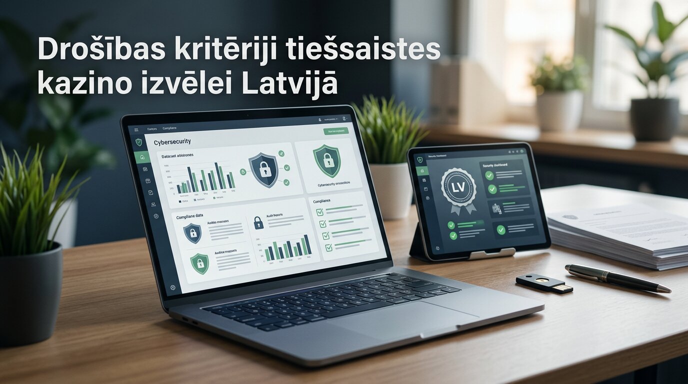 Drošības kritēriji tiešsaistes kazino izvēlei Latvijā